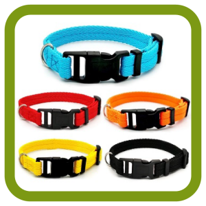 DOG COLLARS MADE OF NYLON