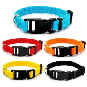 DOG COLLARS MADE OF NYLON